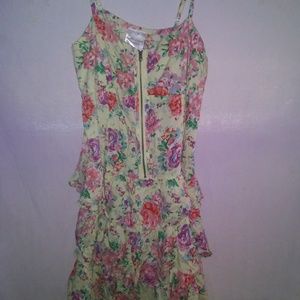 Charlie bay yellow flower dress